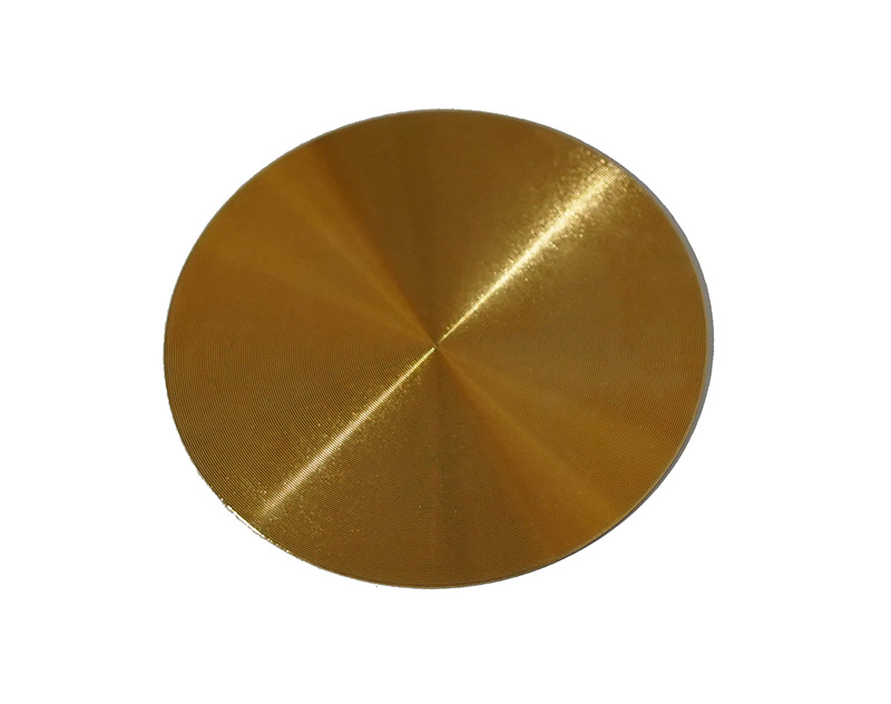 24 K gold plated CD pattern patch